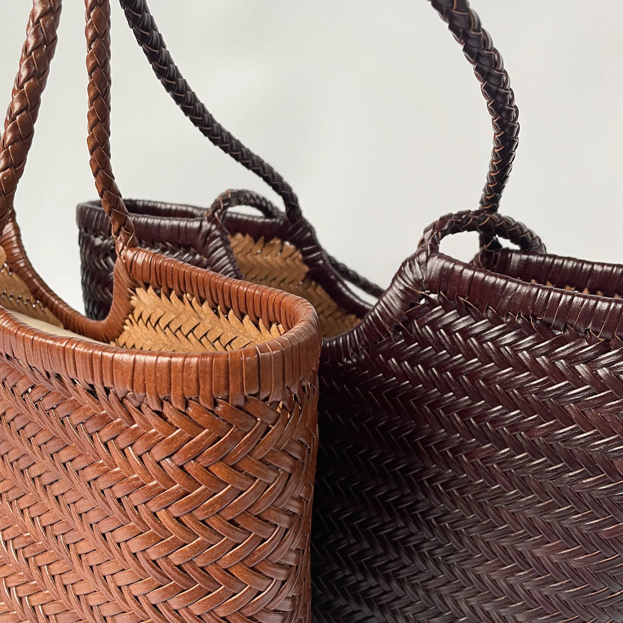 Cuir Tissé Tote